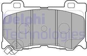 Brake Pad Set, disc brake LP2156
