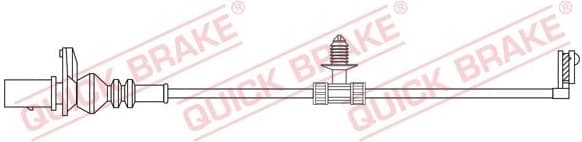 Brake pad wear indicator WS0415A