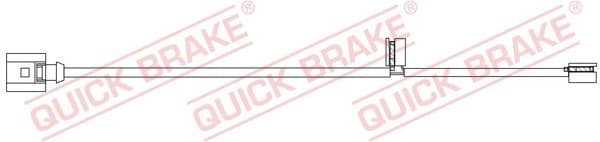 Brake pad wear indicator WS0411A