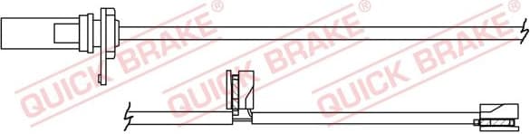 Brake pad wear indicator WS0384A