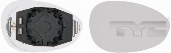 Mirror Glass, exterior mirror 309-0067-1