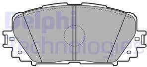 Brake Pad Set, disc brake LP2123