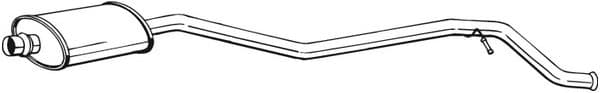 Centre Muffler 286-833