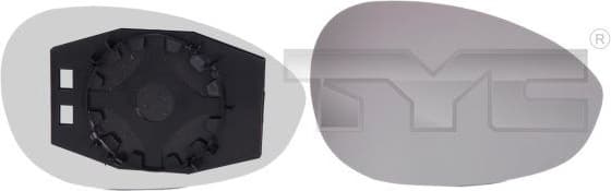 Mirror Glass, exterior mirror 309-0064-1