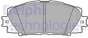 Brake Pad Set, disc brake LP2006