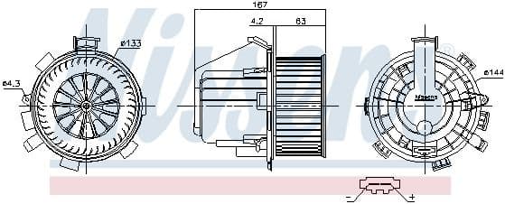 Interior Blower 87281