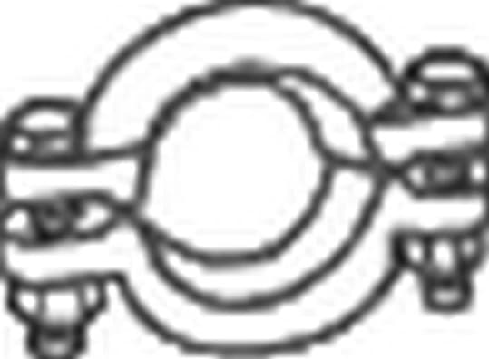 Clamping Piece, exhaust system 254-702