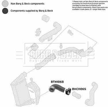 Charge Air Hose BTH1068