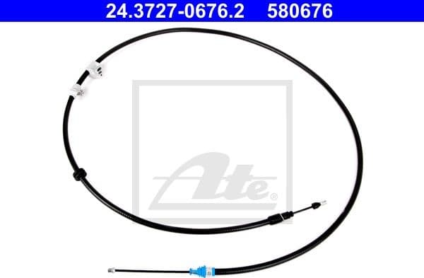 Cable Pull, parking brake 24.3727-0676.2 - image 2
