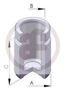 Piston, brake caliper D02566