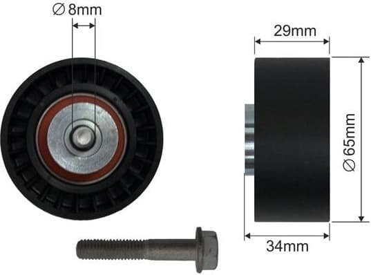 Tensioner belt DEX231