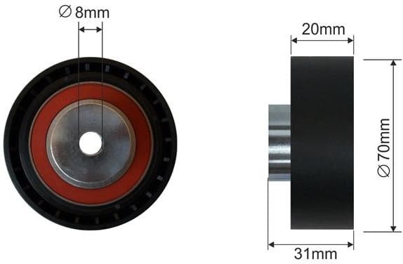Tensioner belt DEX236