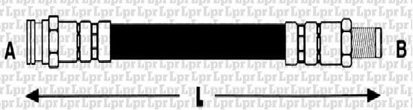 Brake hose rear FA21.180