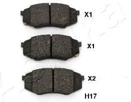 Brake Pad Set, disc brake 50-0H-H17