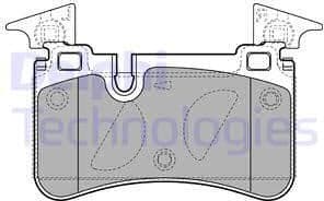 Brake Pad Set, disc brake LP2151