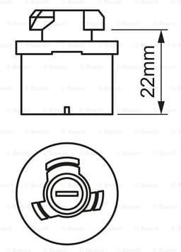 Bulb, front fog light Pure Light WS 1 987 302 024