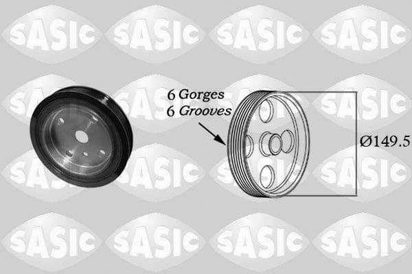 Belt Pulley, crankshaft 2156074