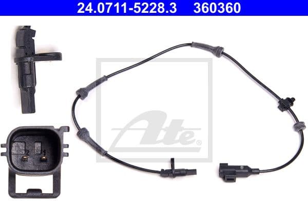 Sensor, wheel speed 24.0711-5228.3