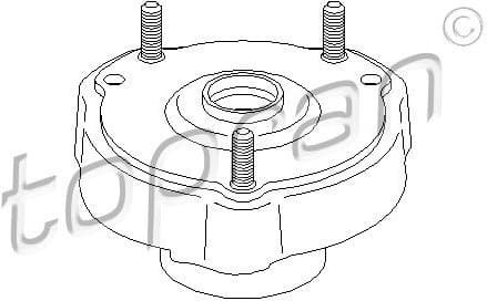 Suspension Strut Support Mount 407 800