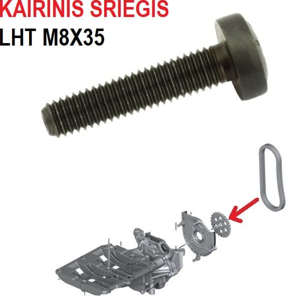 Bolt pulley, sprocket 11417807350