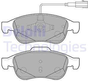 Brake Pad Set, disc brake LP2220