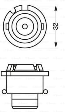 Bulb, headlight Xenon HID WS 1 987 302 906