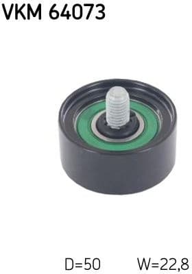 Deflection/Guide Pulley, V-ribbed belt VKM64073