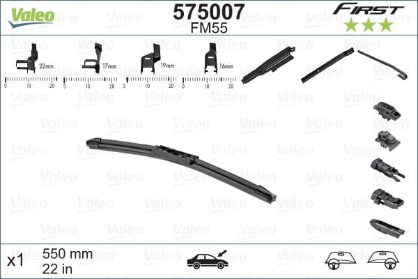 Wiper Blade FIRST MULTICONNECTION 575007
