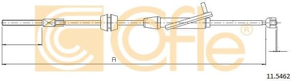 Cable Pull, parking brake 11.5462
