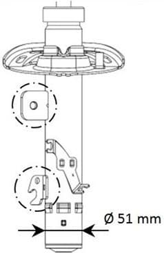 Shock Absorber Excel-G 339708 - image 2