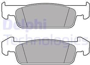 Brake Pad Set, disc brake LP2663