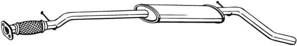 Centre Muffler 286-325