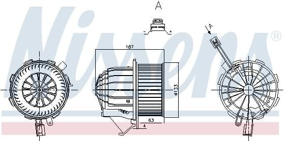 Interior Blower 87428