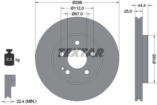 Brake Disc PRO+ 92132005