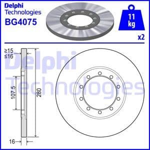 Brake Disc BG4075