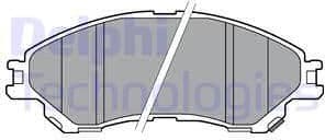 Brake Pad Set, disc brake LP2664