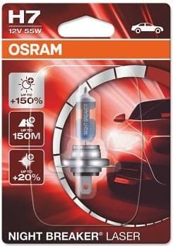 Lemputė OSRAM H7 NIGHT BREAKER LASER +150% - 64210NL-01B