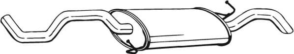Rear Muffler 281-373