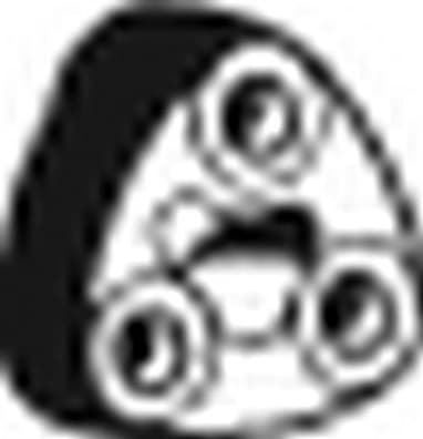 Mount, exhaust system 255-031