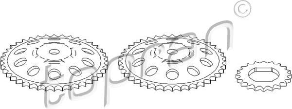 Gear/Sprocket, camshaft 206 525