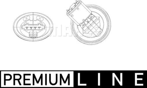 Resistor, interior blower BEHR *** PREMIUM LINE *** ABR 39 000P