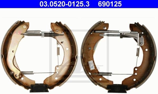 Brake Shoe Set Original ATE TopKit 03.0520-0125.3
