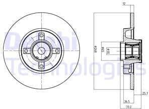 Brake Disc BG9053RSC