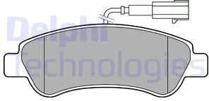 Brake Pad Set, disc brake LP3153
