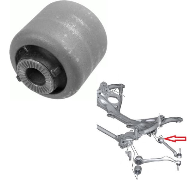 Silentblock front axle 36310 01