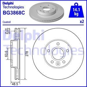 Brake Disc BG3868C