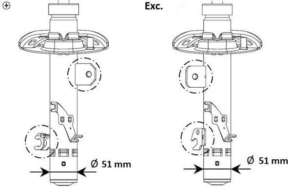 Shock Absorber Excel-G 3338004