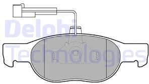 Brake Pad Set, disc brake LP1585