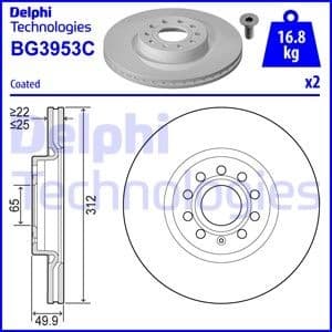 Brake Disc BG3953C