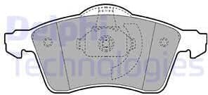Brake Pad Set, disc brake LP1092
